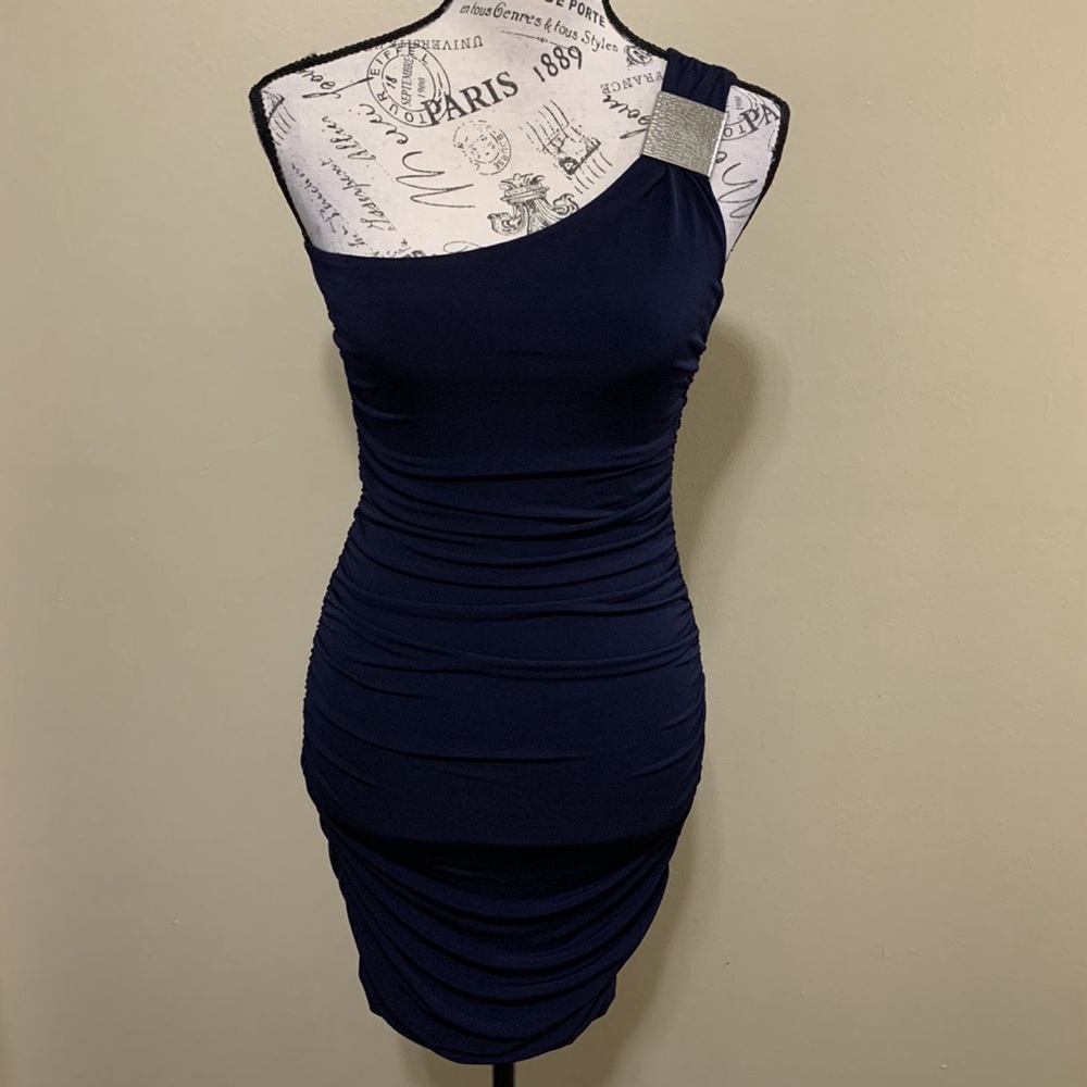 Ruched One Shoulder Dress Sweet Storm